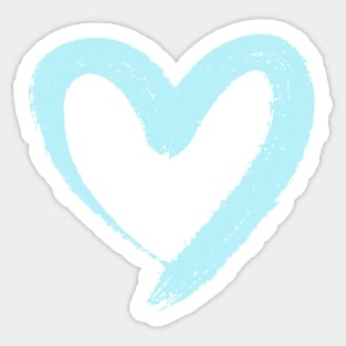 Blue Heart Sticker